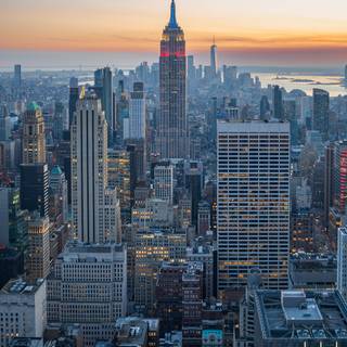 Sunset New York wallpaper