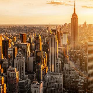 Sunset New York wallpaper