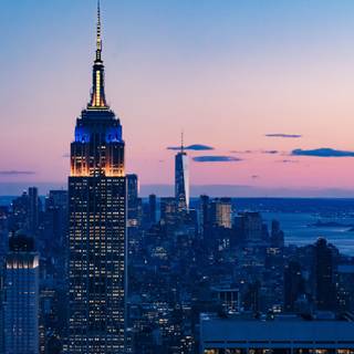 Sunset New York wallpaper