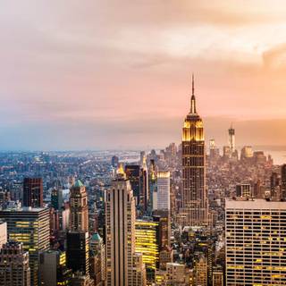 Sunset New York wallpaper