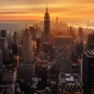 Sunset New York wallpaper
