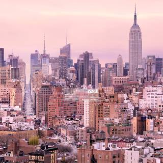 Sunset New York wallpaper