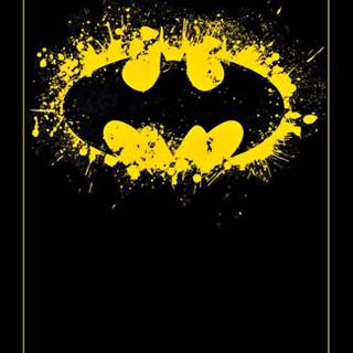 HD Batman logo iPhone X wallpaper