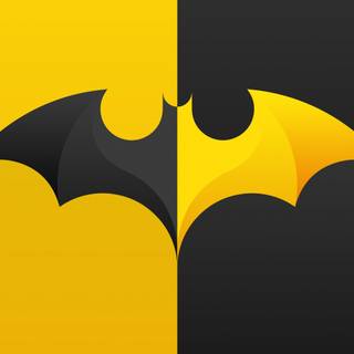 HD Batman logo iPhone X wallpaper