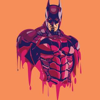 HD Batman logo iPhone X wallpaper