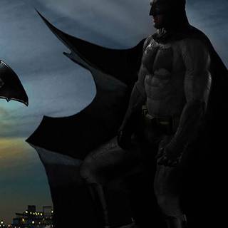 HD Batman logo iPhone X wallpaper