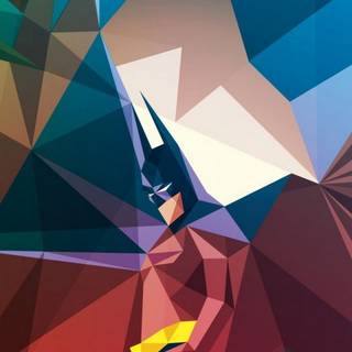 HD Batman logo iPhone X wallpaper