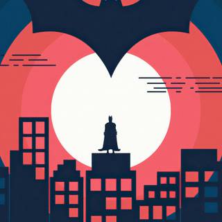 HD Batman logo iPhone X wallpaper