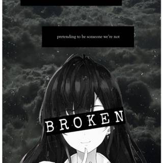 Girl sad anime wallpaper