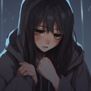 Girl sad anime wallpaper