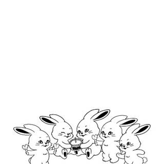 NewJeans bunny wallpaper