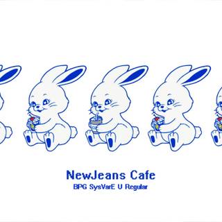 NewJeans bunny wallpaper