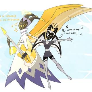 Adam Hazbin Hotel wallpaper