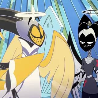 Adam Hazbin Hotel wallpaper