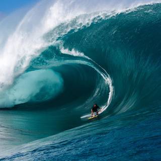 Big wave surfing wallpaper