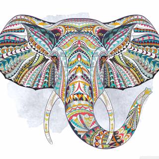 Elephant mandala wallpaper
