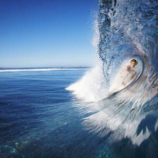 Big wave surfing wallpaper