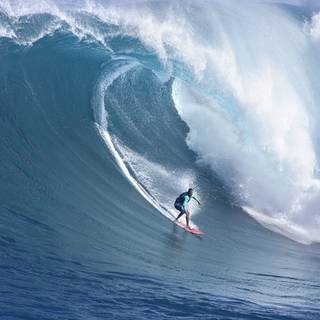 Big wave surfing wallpaper