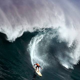 Big wave surfing wallpaper