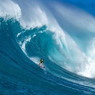 Big wave surfing wallpaper