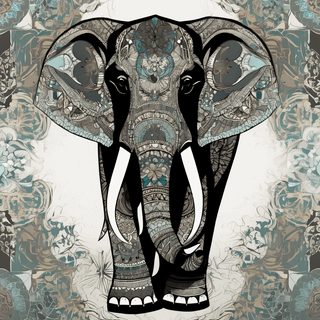 Elephant mandala wallpaper