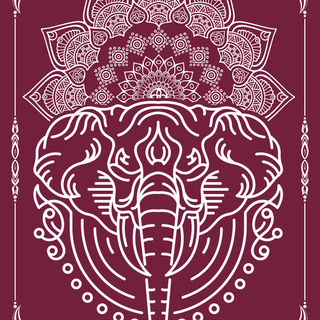 Elephant mandala wallpaper