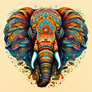 Elephant mandala wallpaper