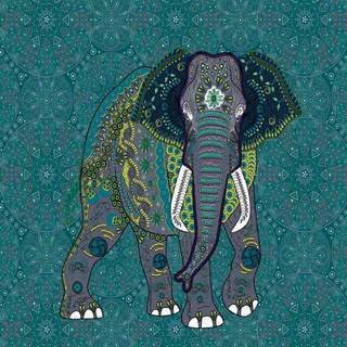 Elephant mandala wallpaper