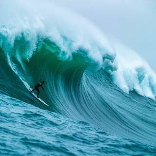 Big wave surfing wallpaper