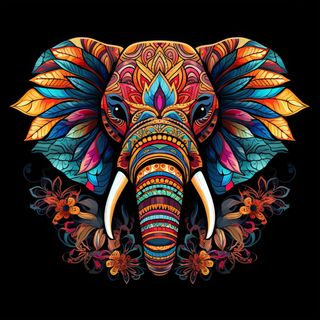 Elephant mandala wallpaper