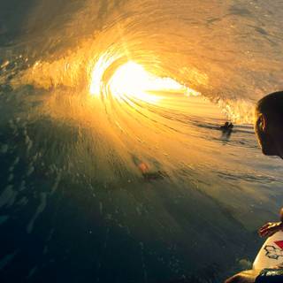 Big wave surfing wallpaper