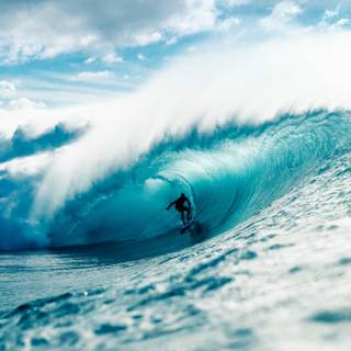 Big wave surfing wallpaper