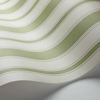 Green stripes wallpaper