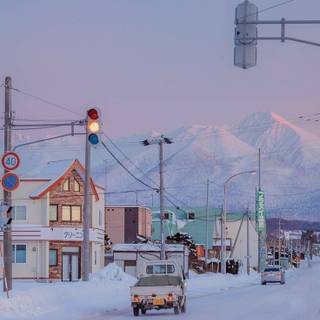 Japan winter iPhone wallpaper