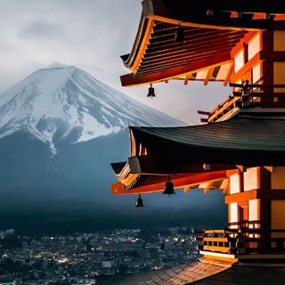 Japan winter iPhone wallpaper