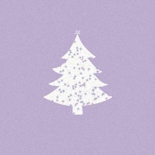Preppy purple winter wallpaper