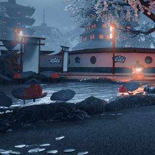 Japan winter iPhone wallpaper