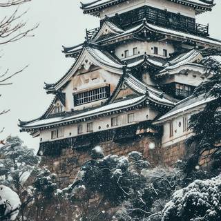 Japan winter iPhone wallpaper