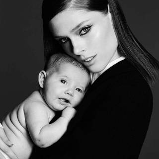 Mother black and white wallpaper