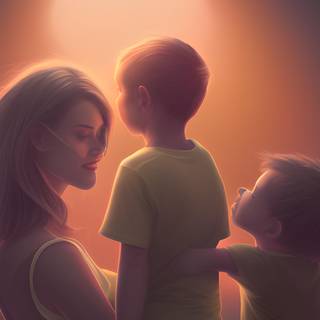 Father mother and son wallpaper