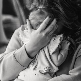 Mother black and white wallpaper