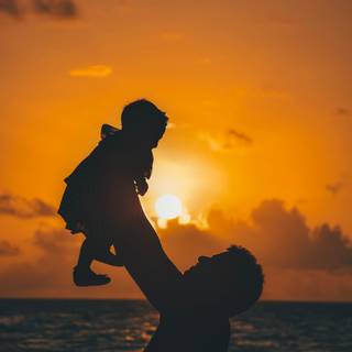 Father mother and son wallpaper