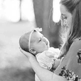 Mother black and white wallpaper