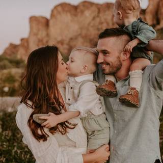 Father mother and son wallpaper