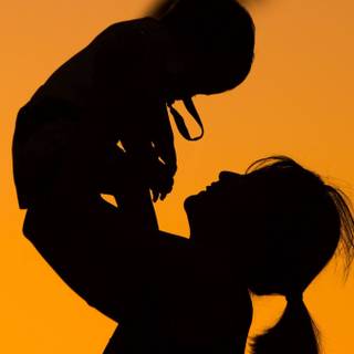 Mother and baby HD wallpaper