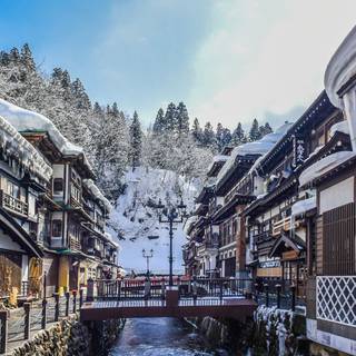 Japan winter HD wallpaper