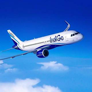 IndiGo flight wallpaper