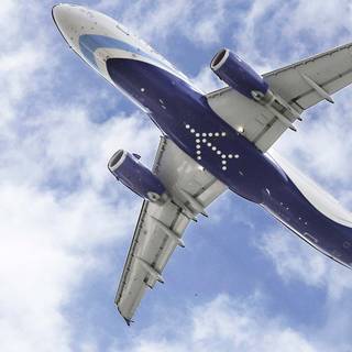 IndiGo flight wallpaper