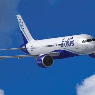 IndiGo flight wallpaper