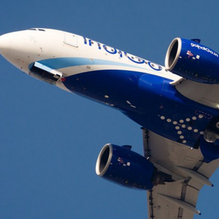 IndiGo flight wallpaper